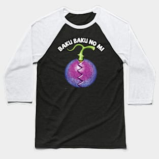 Baku Baku no Mi Devil Fruit Baseball T-Shirt